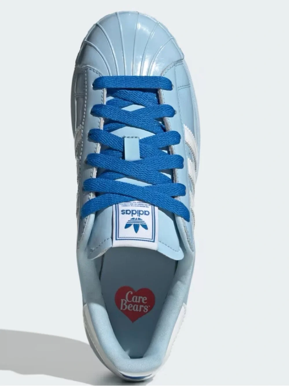 🧸 ADIDAS X CARE BEAR SUPERSTAR II BLUE 🩵 - Picture 5 of 6